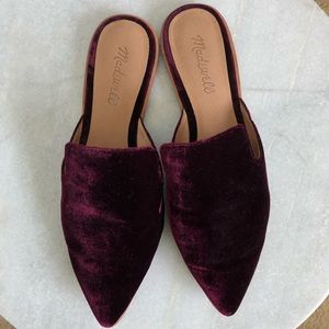 Madewell velvet loafers